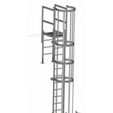 estrutura metálica de escada