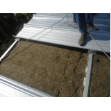 sistema de cobertura telha termoacústica Santos